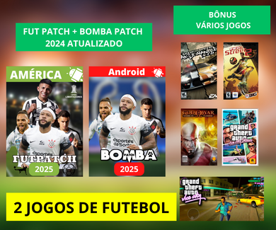 Bomba Patch 2025 + Futpatch 2025 + Pacote de Jogos - PG 0